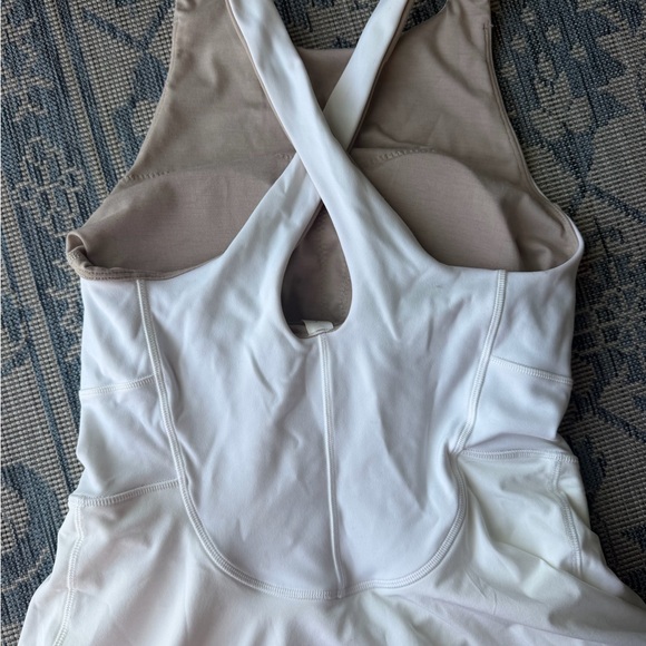 lululemon athletica White Strapless Fit-and-Flare Dress - Picture 3 of 5